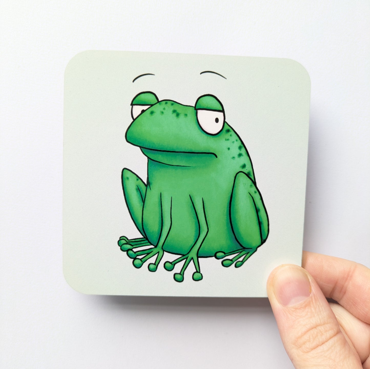 Green Frog Coaster