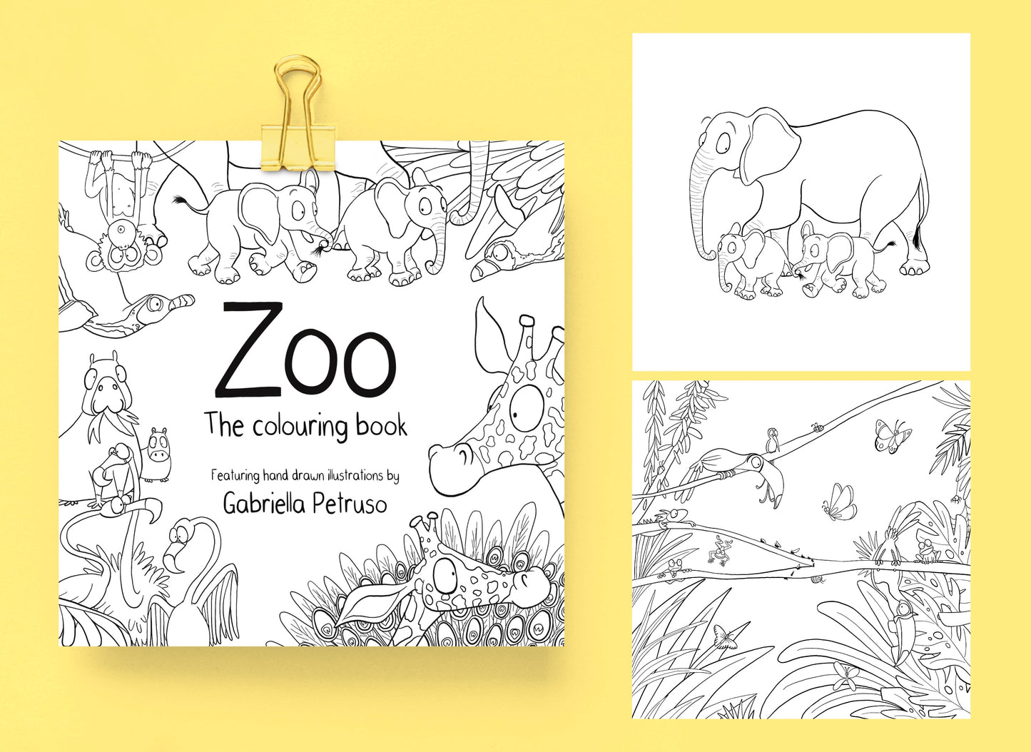 Zoo - Colouring book