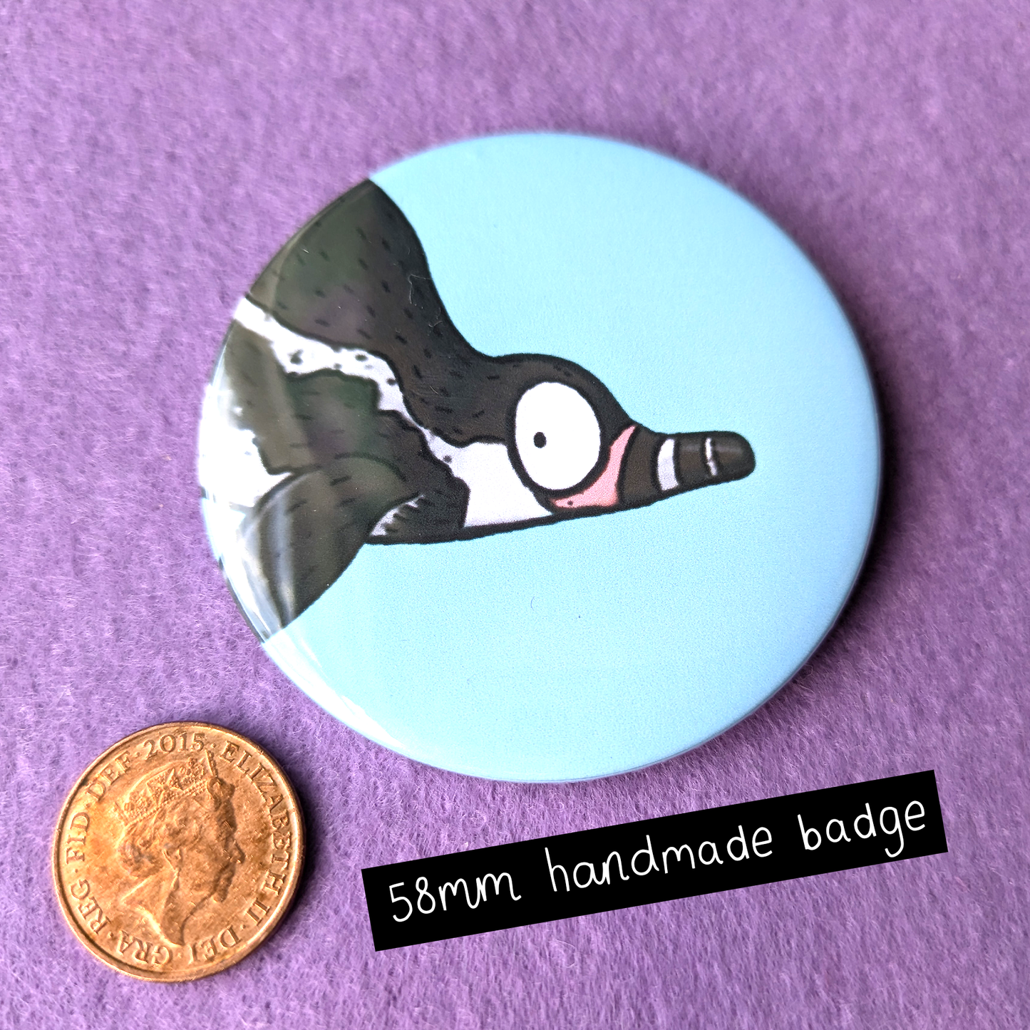 Lucky dip pin badge or magnet