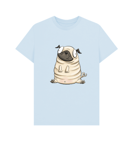 Sky Blue Printed T-shirt Front