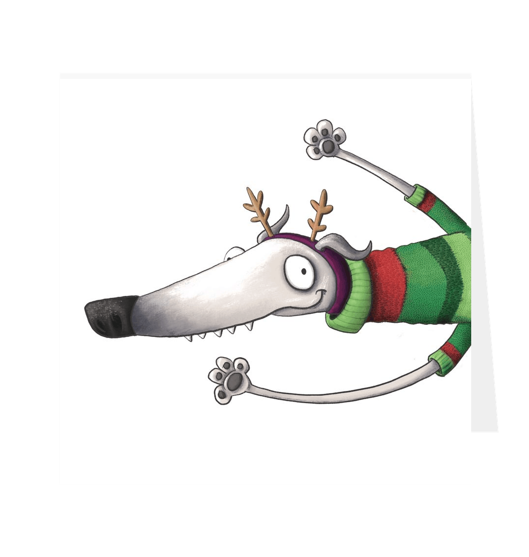 White Printed Greetings Cards Front