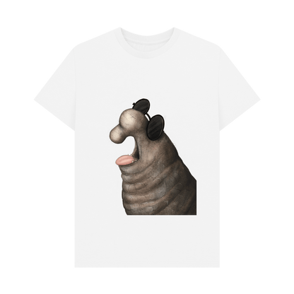 White Printed T-shirt Front