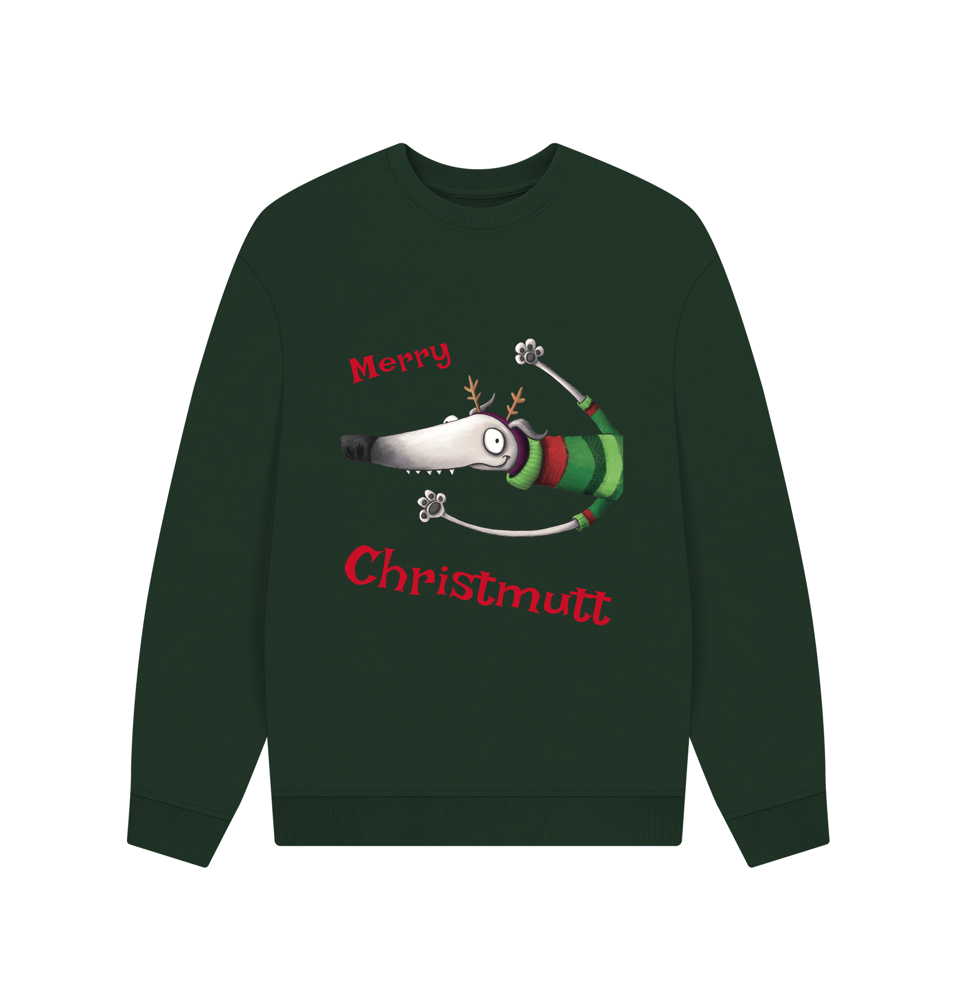 Evergreen Printed Sweater Front