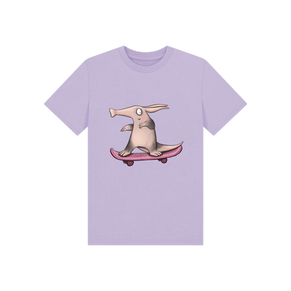 Soft Lilac Printed Kids T-Shirt Front