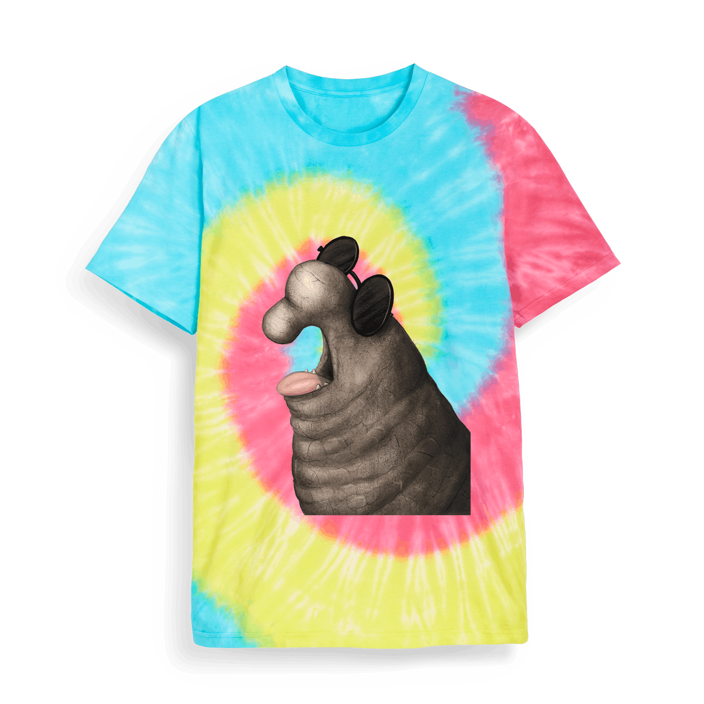 Tie Dye Printed T-shirt Front