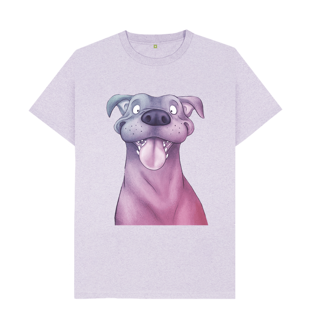 Light Purple Recycled Printed T-Shirt Front