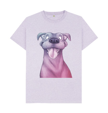 Light Purple Recycled Printed T-Shirt Front