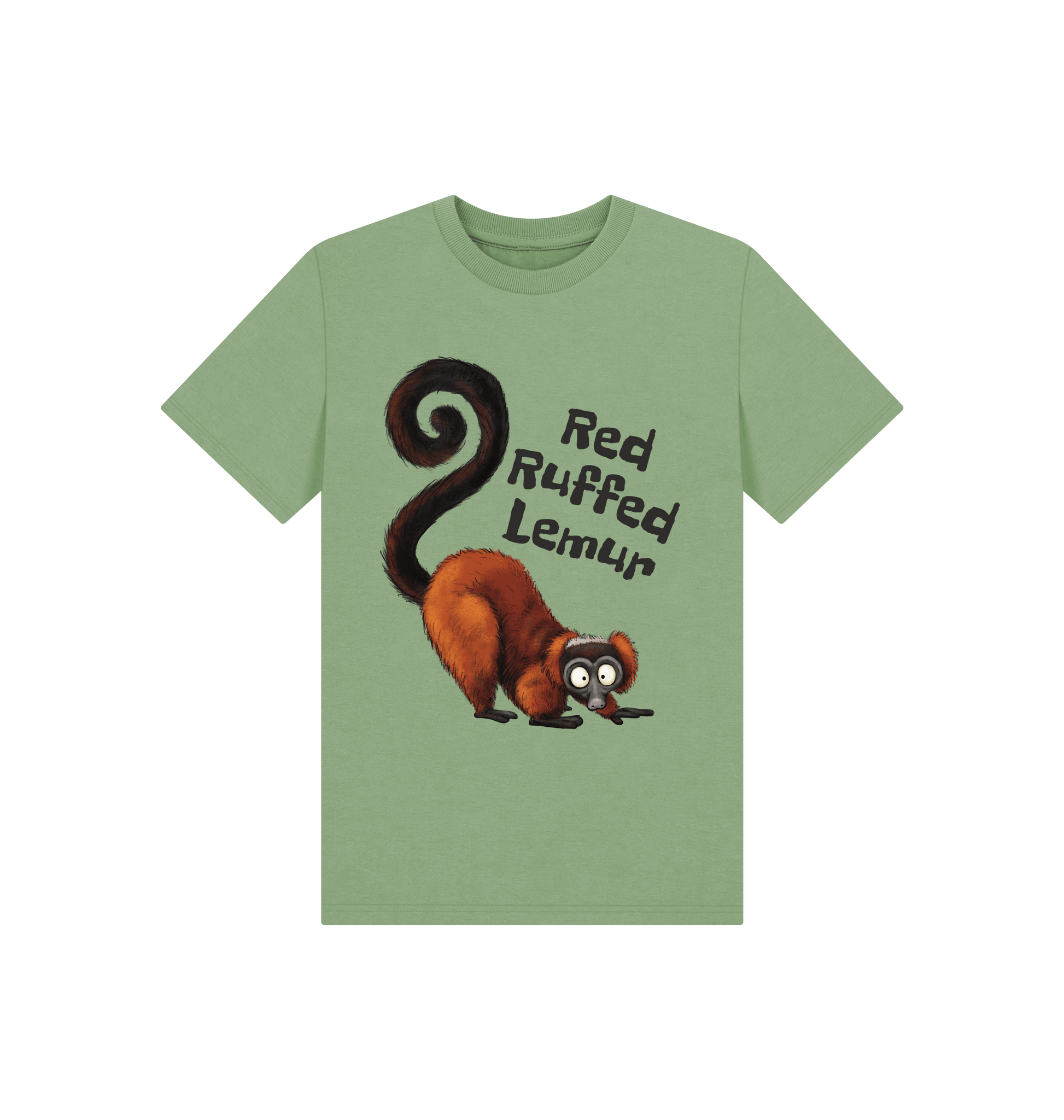 Sage Printed Kids T-Shirt Front