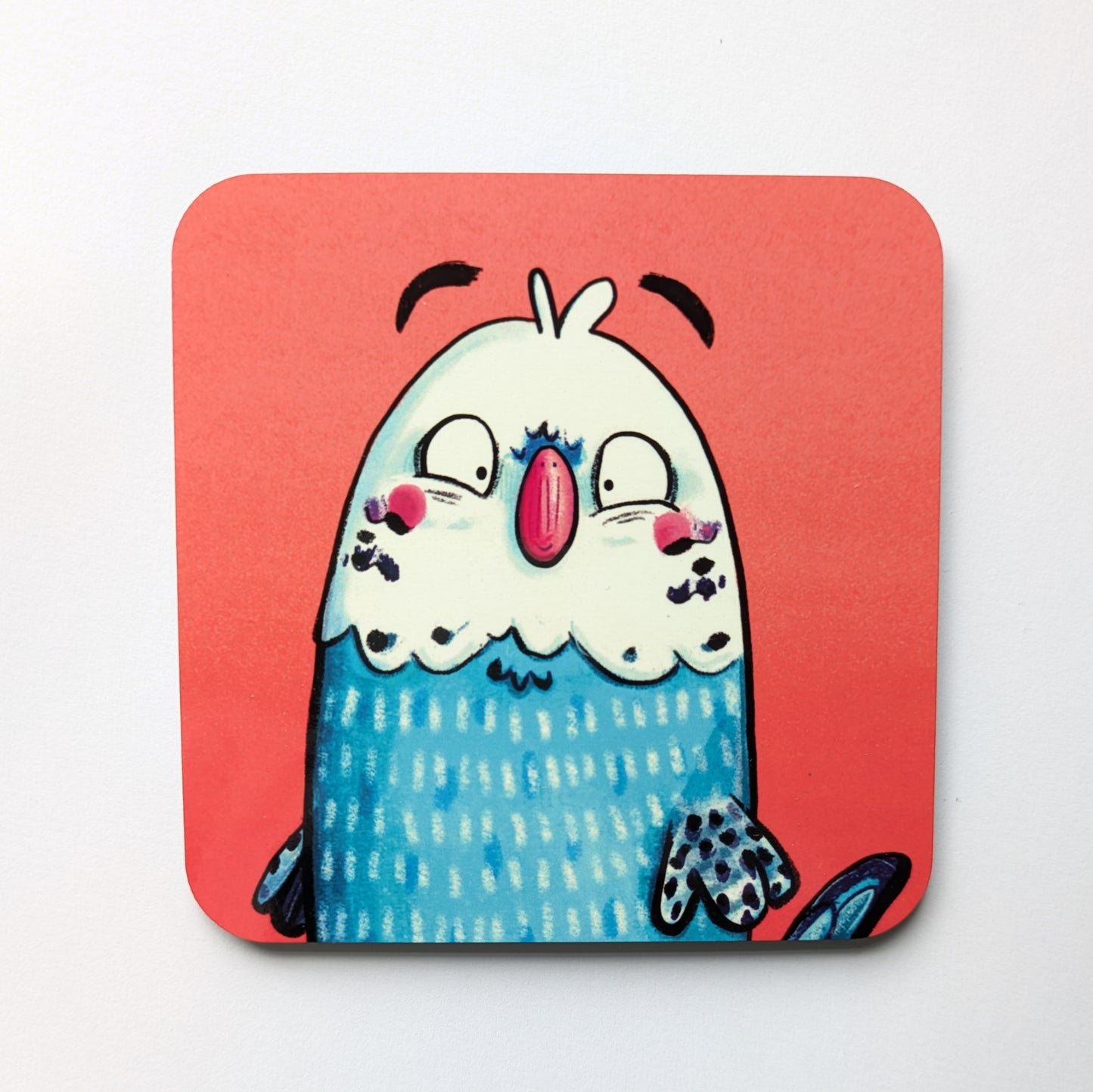 Budgie coaster