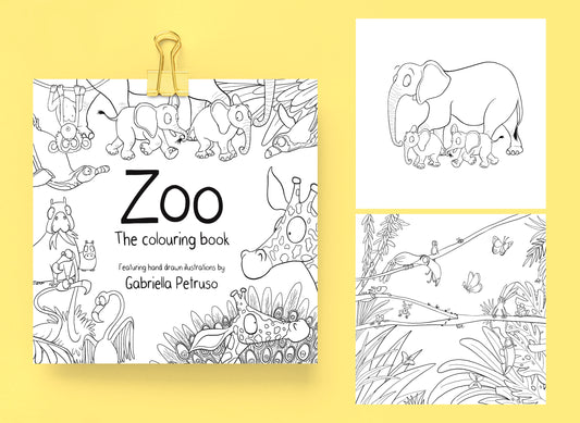 Zoo - Colouring book