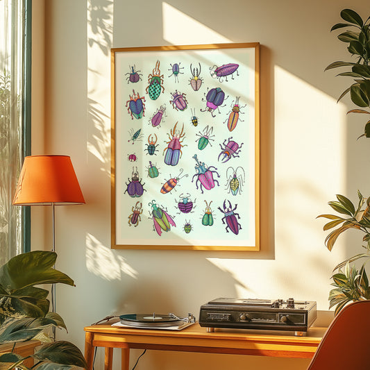 Bugs art print