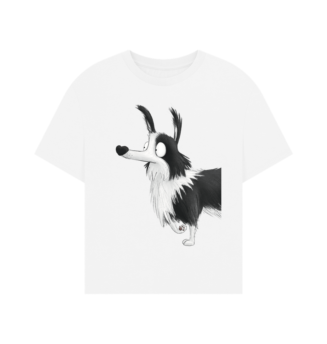 White Printed T-shirt Front