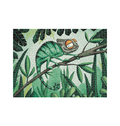 White Jigsaw Puzzles Front