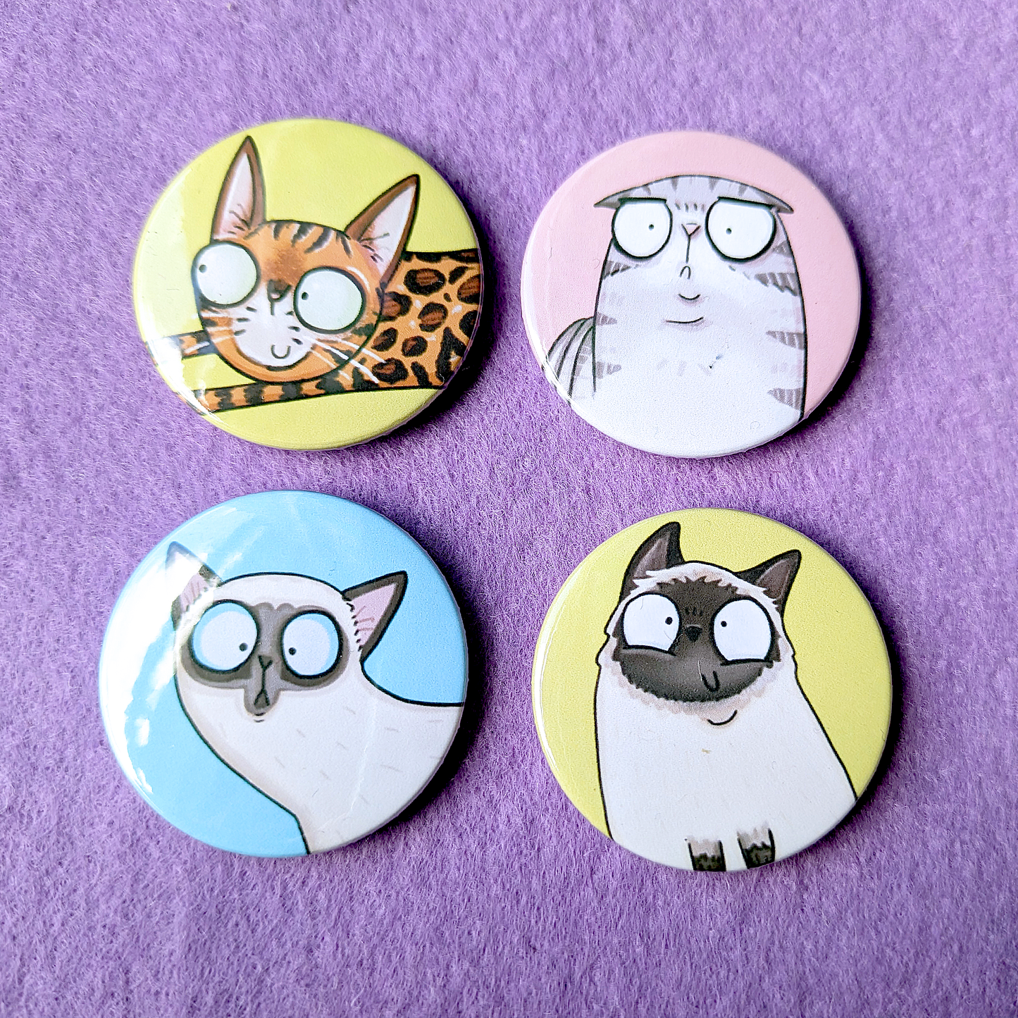 Lucky dip pin badge or magnet