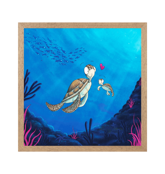 Natural Frame Framed art print Front