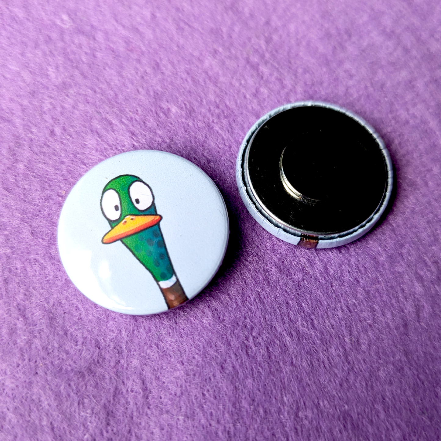 Lucky dip pin badge or magnet