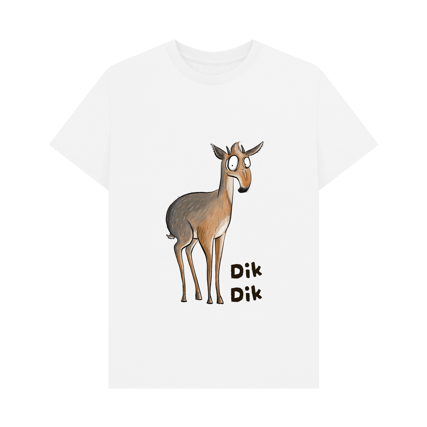 White Printed T-shirt Front