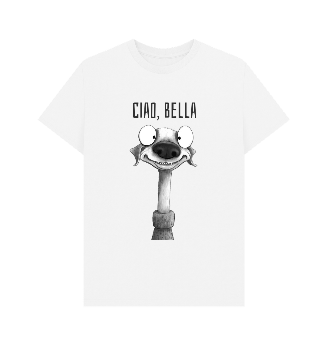 White Printed T-shirt Front