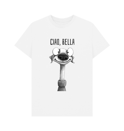 White Printed T-shirt Front