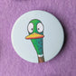 Bat design badge, magnet, mirror or keyring