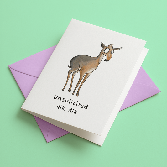 Unsolicited Dik Dik Greeting Card